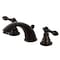 Kingston Brass KB965ACL Widespread Bathroom Faucet with Retail Pop-Up, Oil Rubbed Bronze KB965ACL - alternate 1